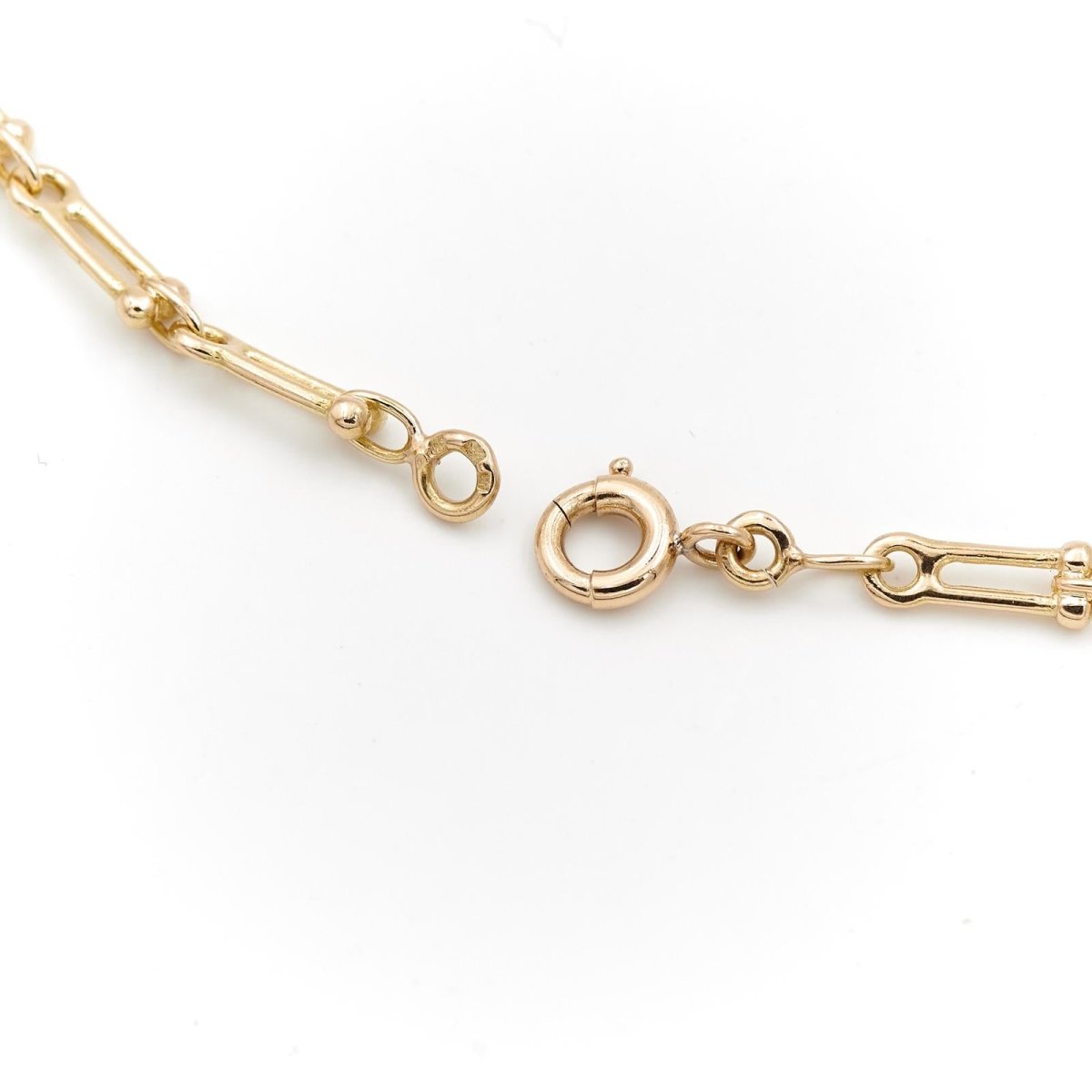 Collier Chaîne maille fantaisie en or jaune - Castafiore