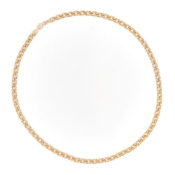 Collier Chaîne maille fantaisie en or jaune - Castafiore