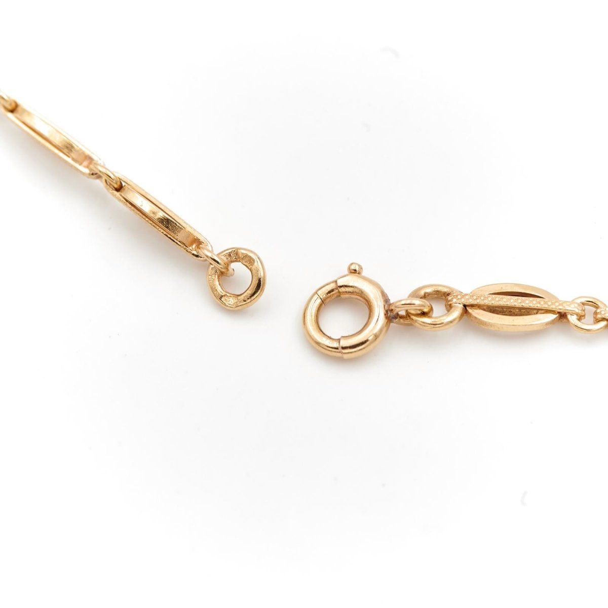 Collier Chaîne maille fantaisie en or jaune - Castafiore