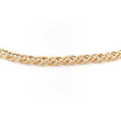 Collier Chaîne maille fantaisie en or jaune - Castafiore