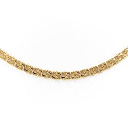 Collier Chaîne maille fantaisie en or jaune - Castafiore