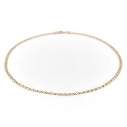 Collier Chaîne maille fantaisie en or jaune - Castafiore