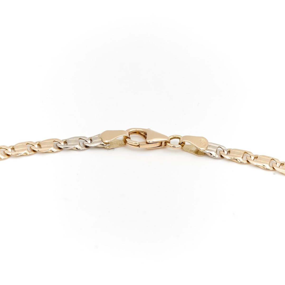 Collier Chaîne maille fantaisie en or jaune - Castafiore