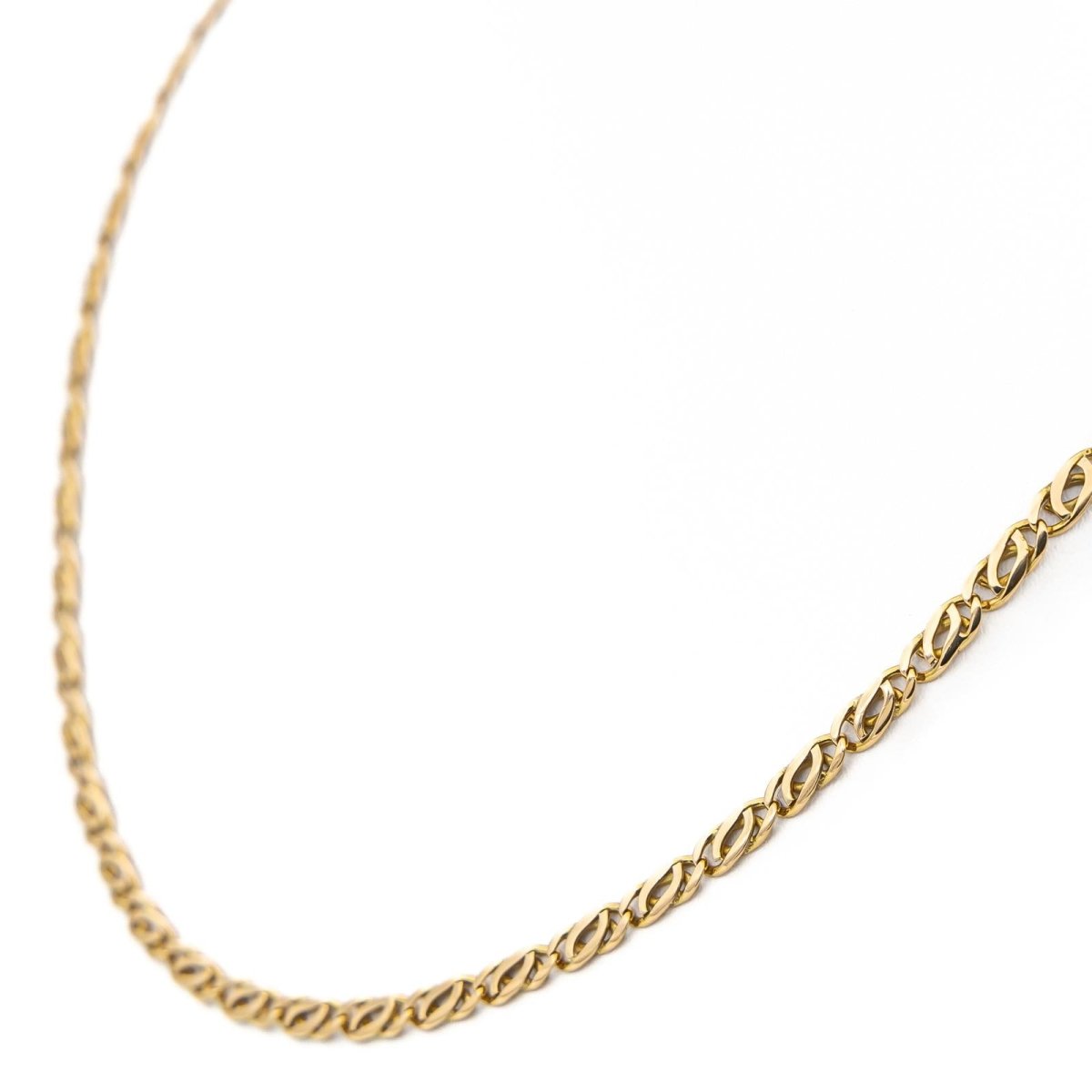 Collier Chaîne maille fantaisie en or jaune - Castafiore