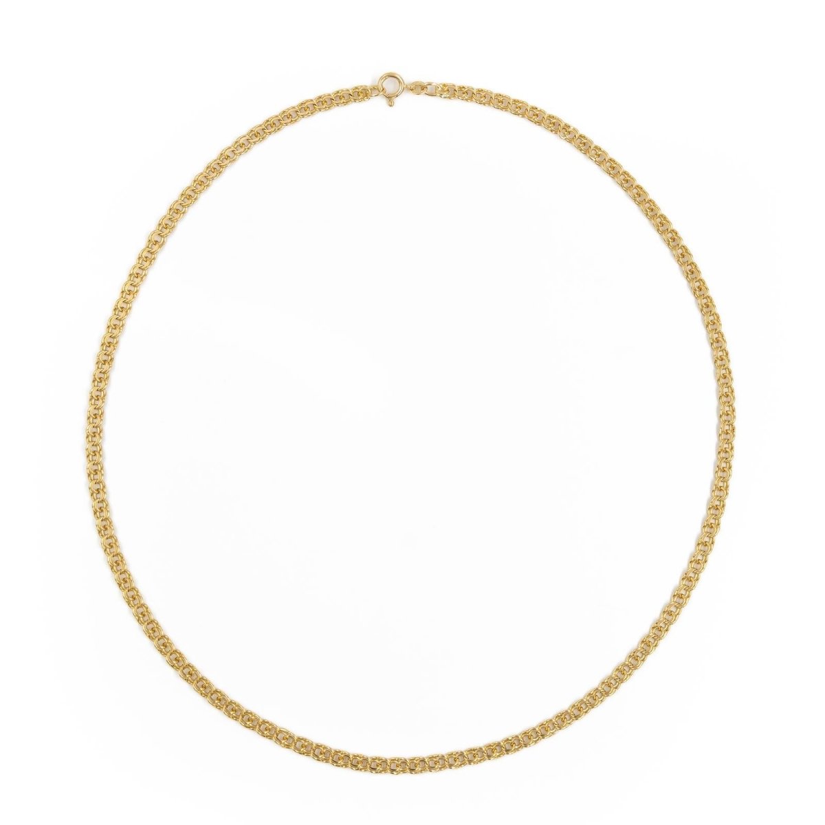 Collier Chaîne maille fantaisie en or jaune - Castafiore