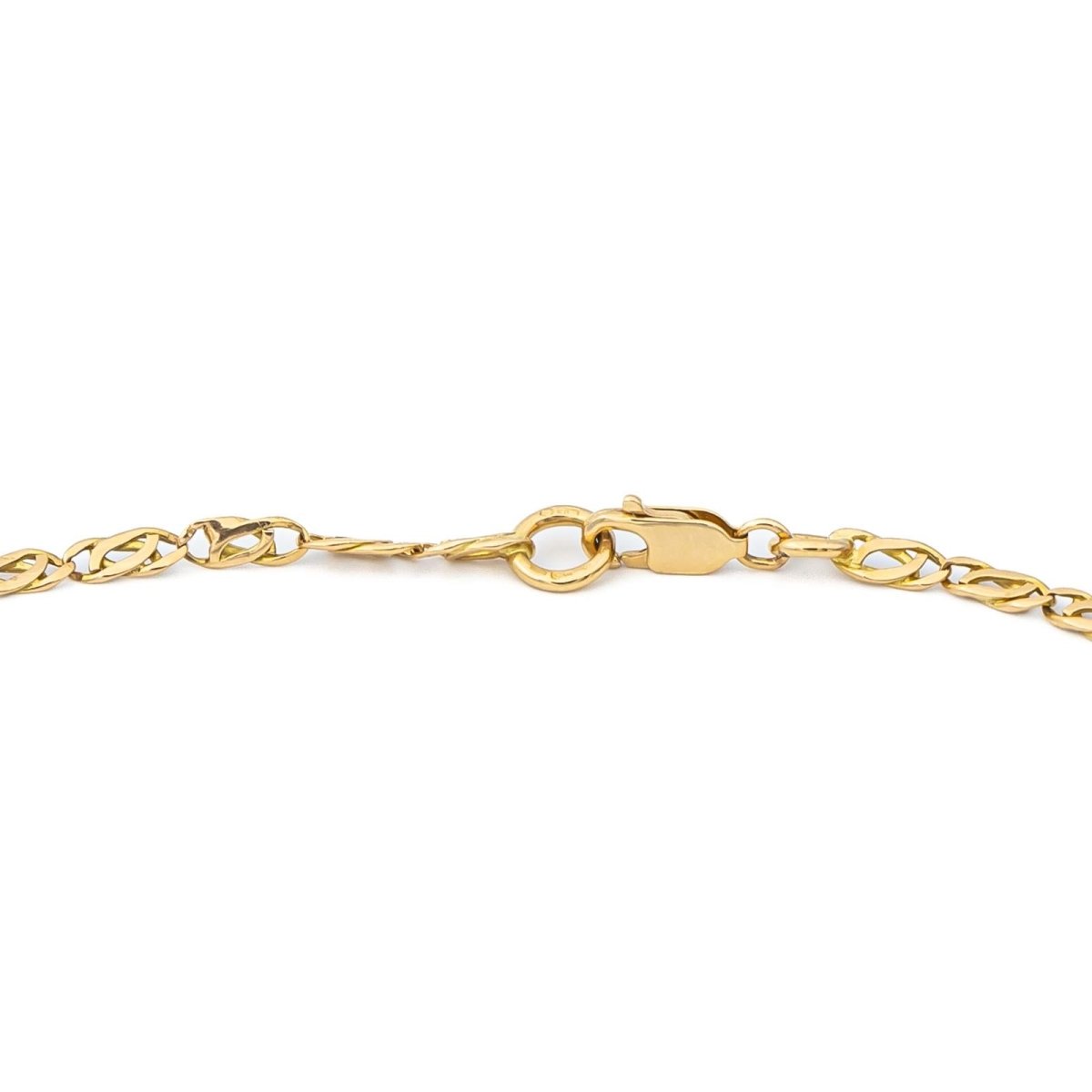 Collier Chaîne maille fantaisie en or jaune - Castafiore