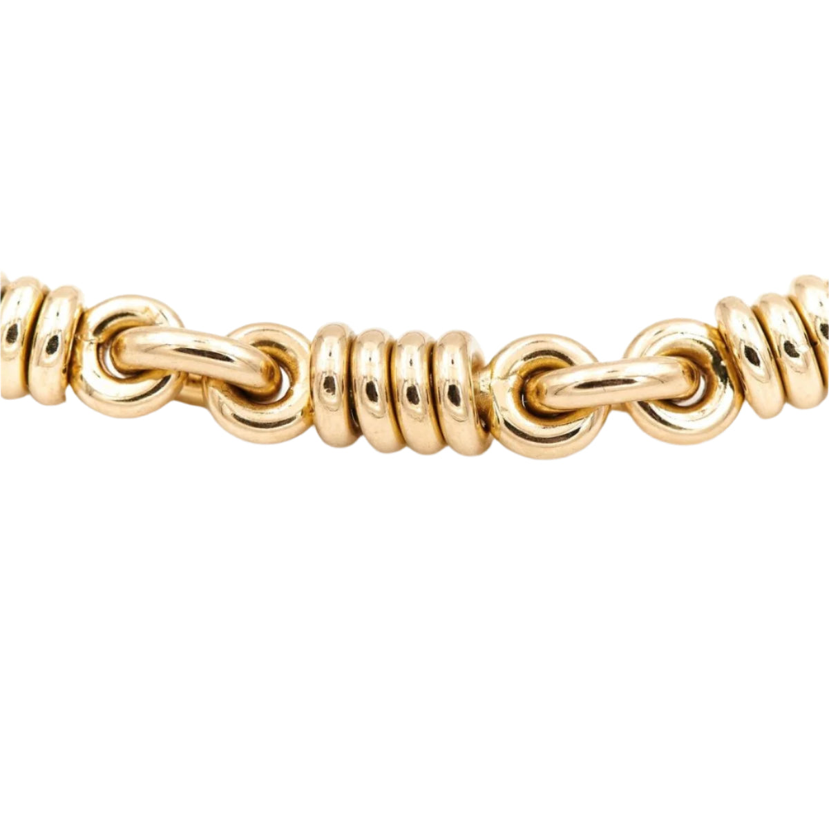 Collier Chaîne maille fantaisie en or jaune et diamant - Castafiore