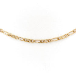 Collier Chaîne maille figaro en or jaune - Castafiore