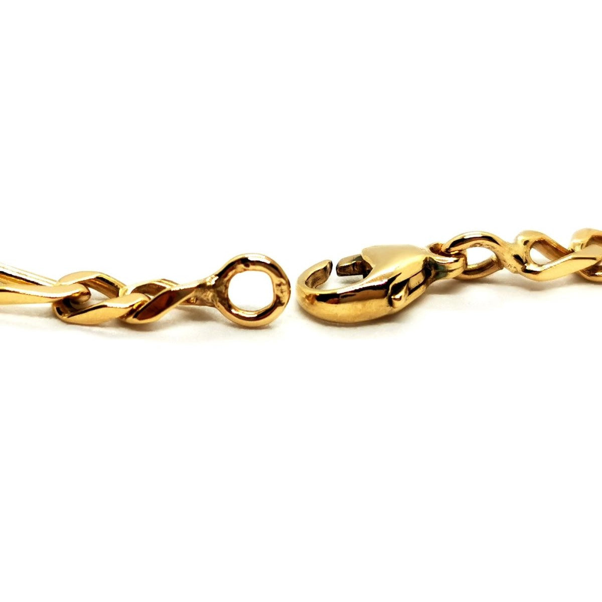 Collier Chaîne maille figaro en or jaune - Castafiore