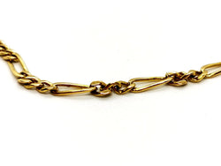 Collier Chaîne maille figaro en or jaune - Castafiore