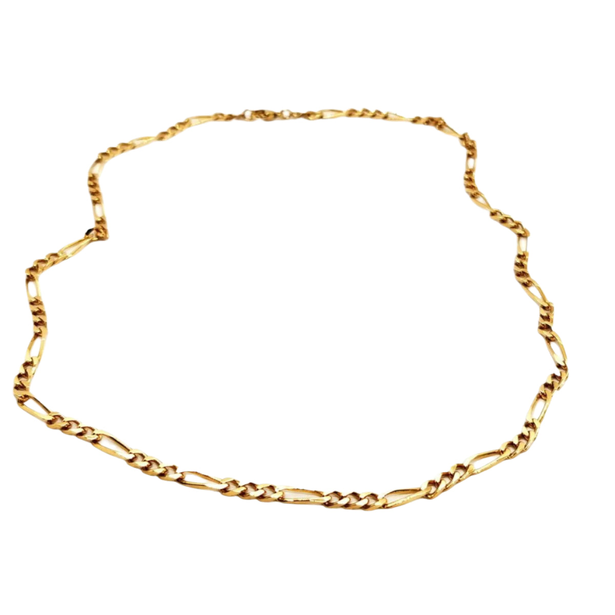 Collier Chaîne maille figaro en or jaune - Castafiore