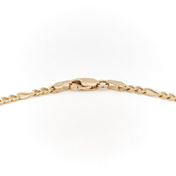 Collier Chaîne maille figaro en or jaune - Castafiore