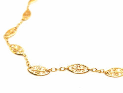Collier Chaîne maille filigrane en or jaune - Castafiore