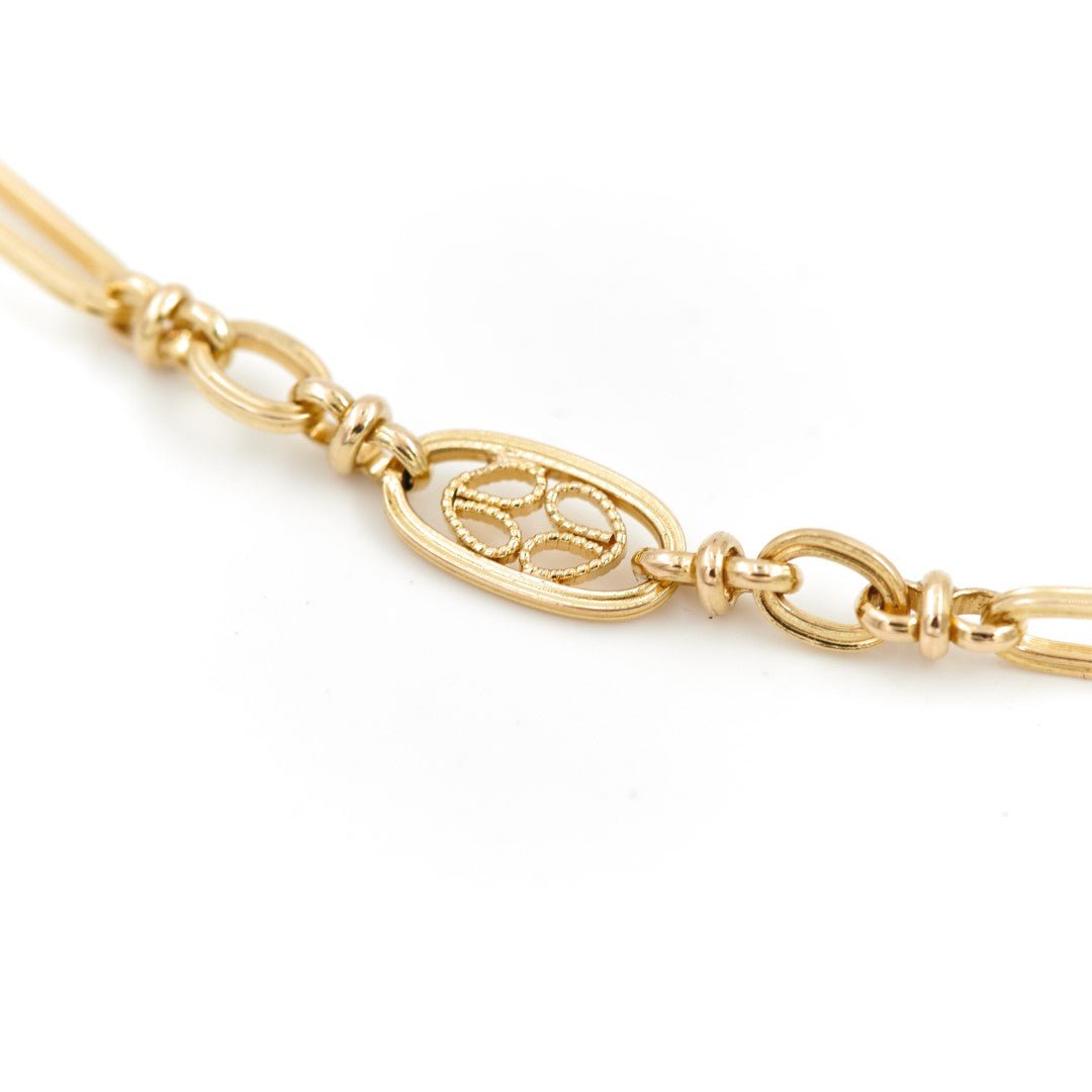 Collier Chaîne maille filigrane en or jaune - Castafiore