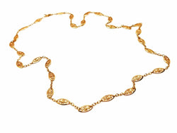 Collier Chaîne maille filigrane en or jaune - Castafiore