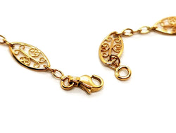 Collier Chaîne maille filigrane en or jaune - Castafiore