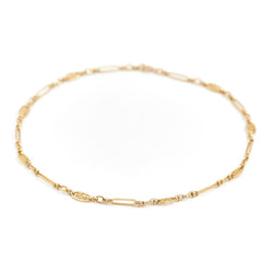 Collier Chaîne maille filigrane en or jaune - Castafiore