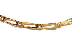 Collier Chaîne maille firgaro en or jaune - Castafiore