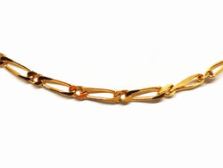 Collier Chaîne maille firgaro en or jaune - Castafiore