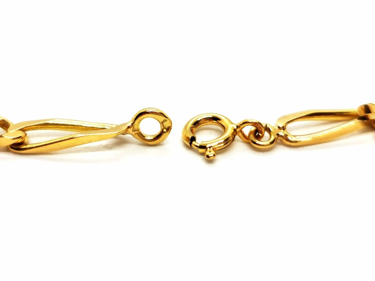 Collier Chaîne maille firgaro en or jaune - Castafiore
