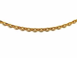 Collier Chaîne maille forçat en or jaune - Castafiore