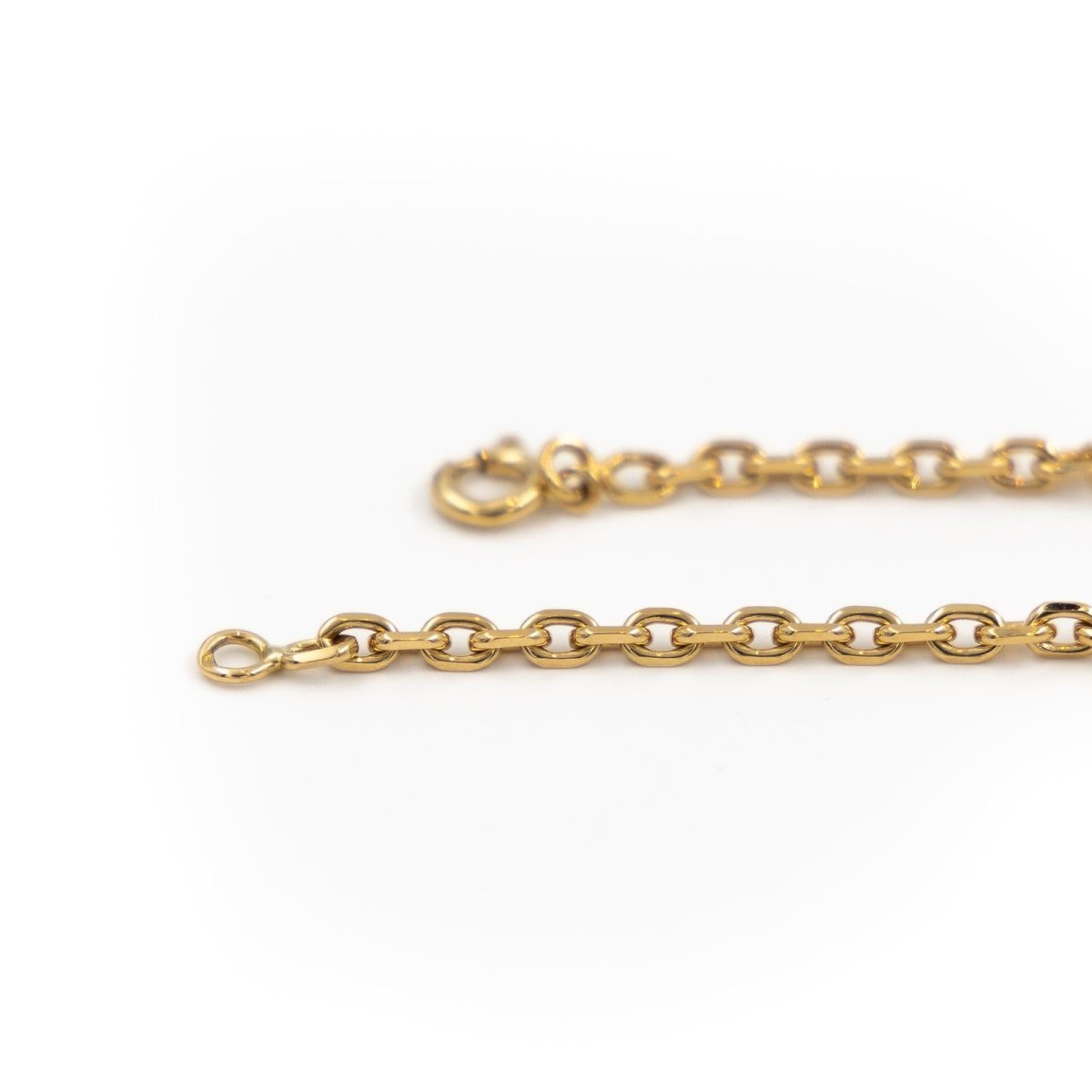 Collier Chaîne maille forçat en or jaune - Castafiore