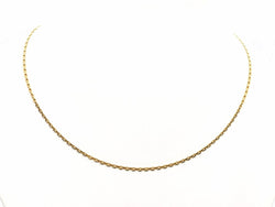 Collier Chaîne maille forçat en or jaune - Castafiore