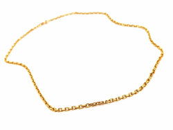 Collier Chaîne maille forçat en or jaune - Castafiore