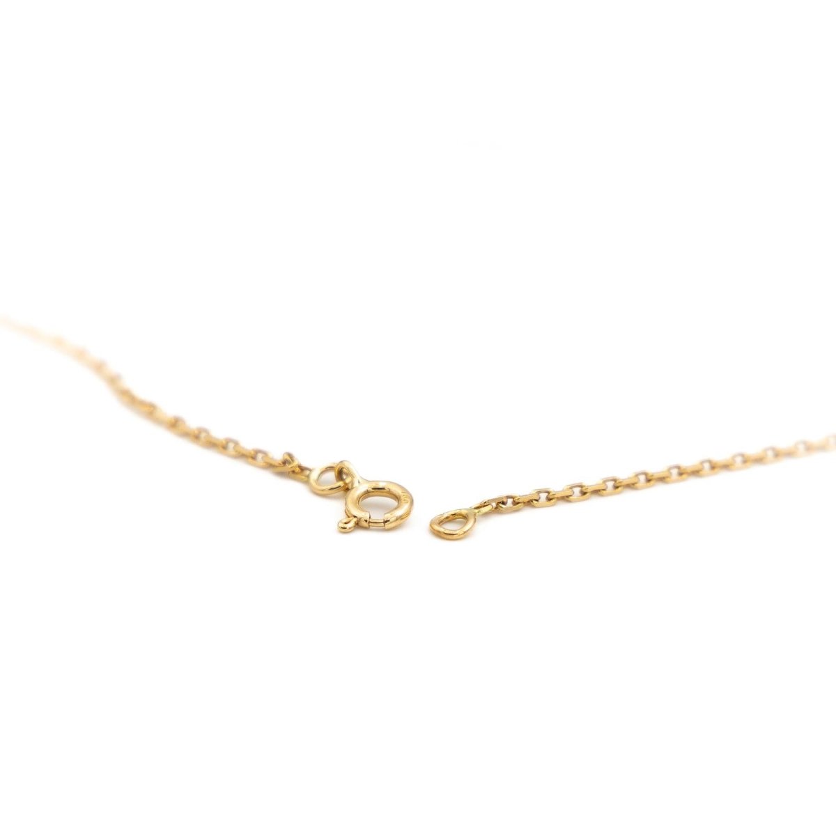 Collier Chaîne maille forçat en or jaune - Castafiore