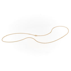 Collier Chaîne maille forçat en or jaune - Castafiore