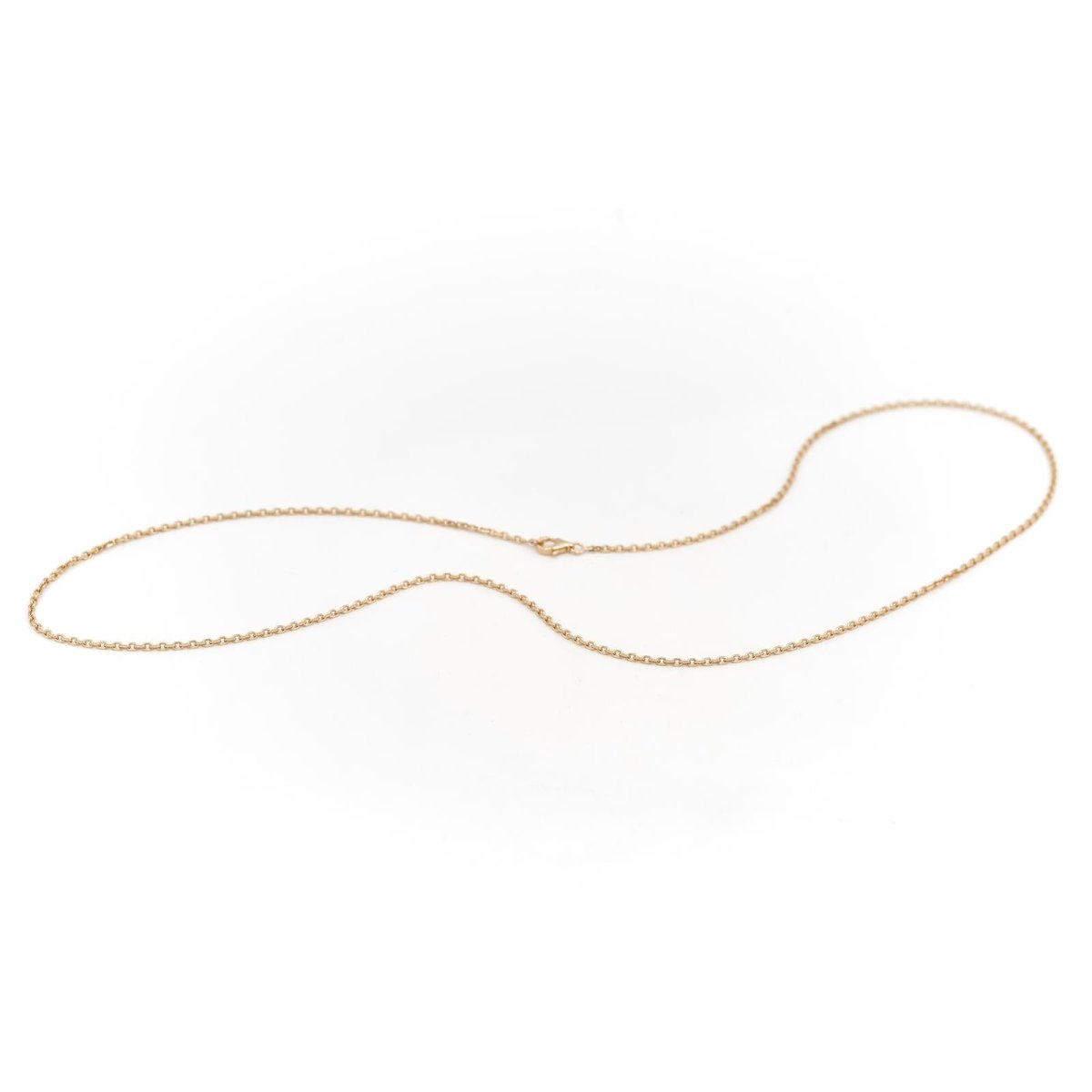 Collier Chaîne maille forçat en or jaune - Castafiore