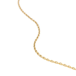 Collier Chaîne maille forçat en or jaune - Castafiore