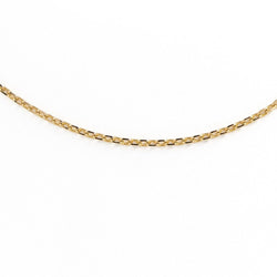 Collier Chaîne maille forçat en or jaune - Castafiore