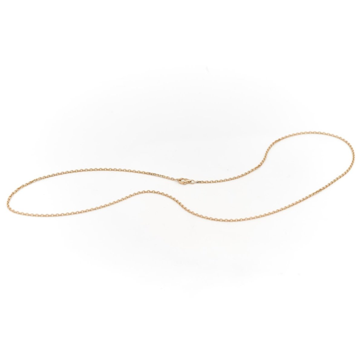 Collier Chaîne maille forçat en or jaune - Castafiore