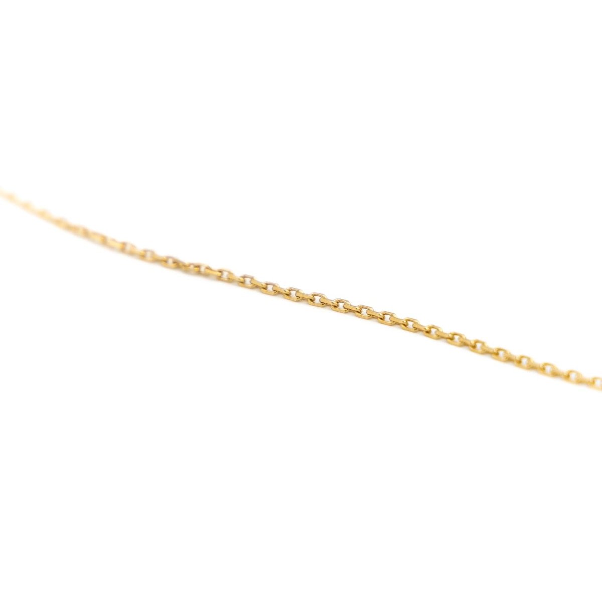 Collier Chaîne maille forçat en or jaune - Castafiore