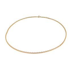 Collier Chaîne maille forçat en or jaune - Castafiore