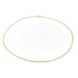 Collier Chaîne maille forçat en or jaune - Castafiore