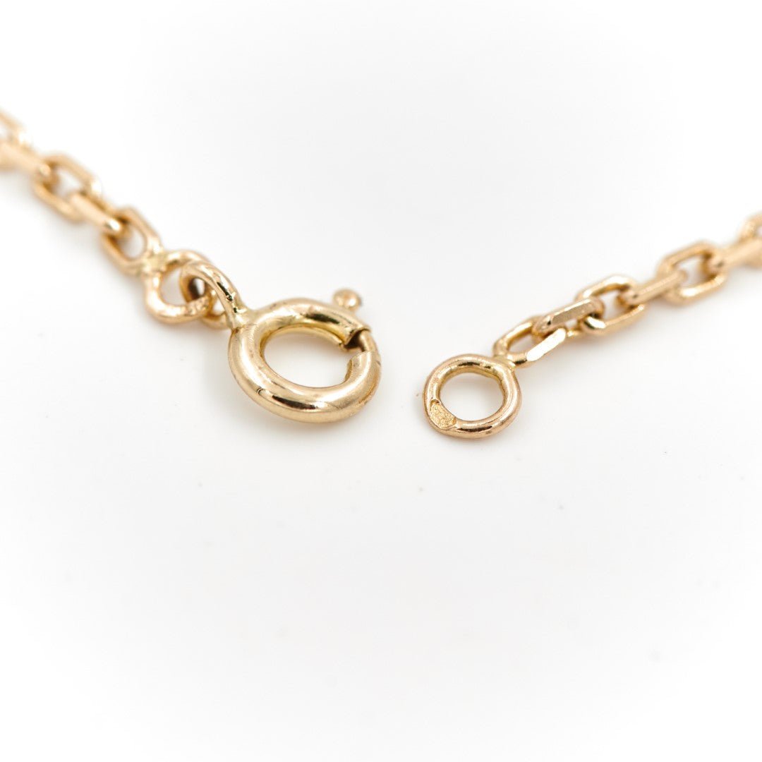 Collier Chaîne maille forçat en or jaune - Castafiore