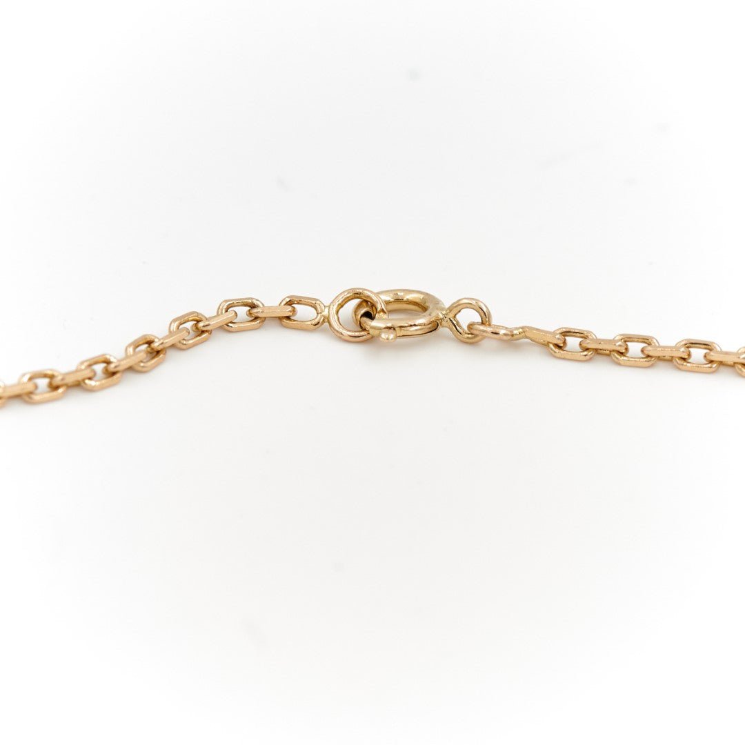 Collier Chaîne maille forçat en or jaune - Castafiore