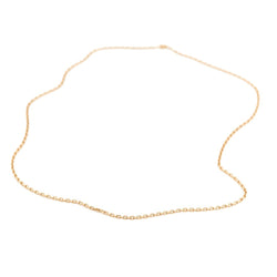 Collier Chaîne maille forçat en or jaune - Castafiore