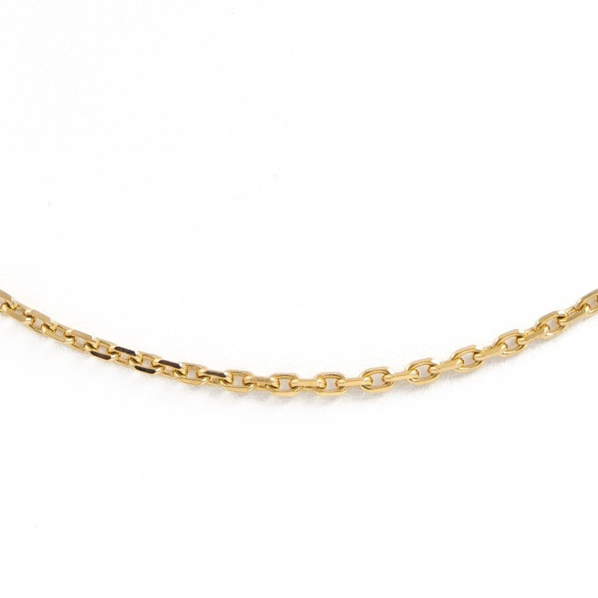 Collier Chaîne maille forçat en or jaune - Castafiore