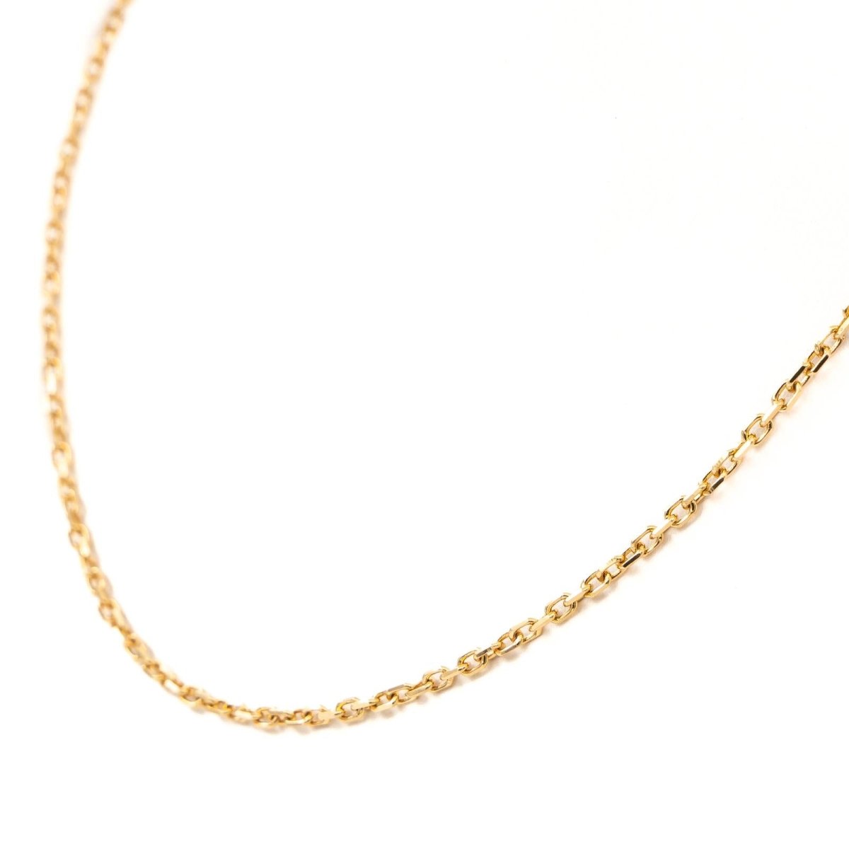Collier Chaîne maille forçat en or jaune - Castafiore
