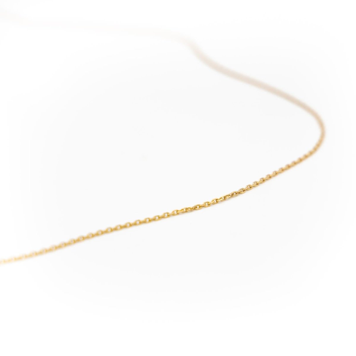 Collier Chaîne maille forçat en or jaune - Castafiore