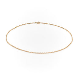 Collier Chaîne maille forçat en or jaune - Castafiore