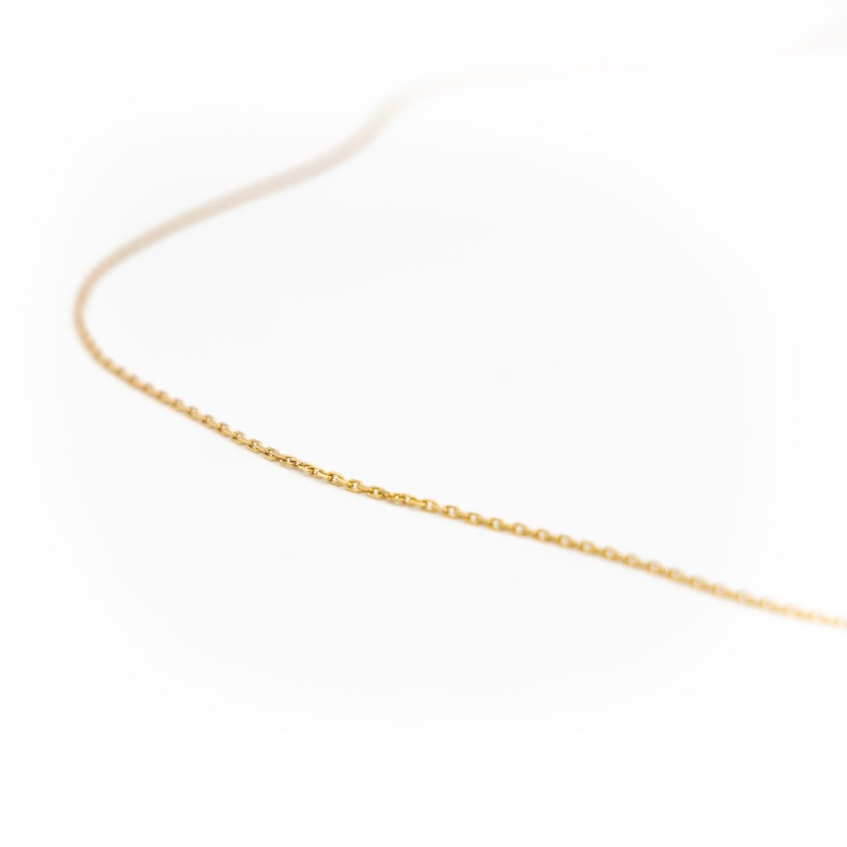 Collier Chaîne maille forçat en or jaune - Castafiore