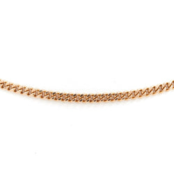 Collier Chaîne maille gourmette en or jaune - Castafiore