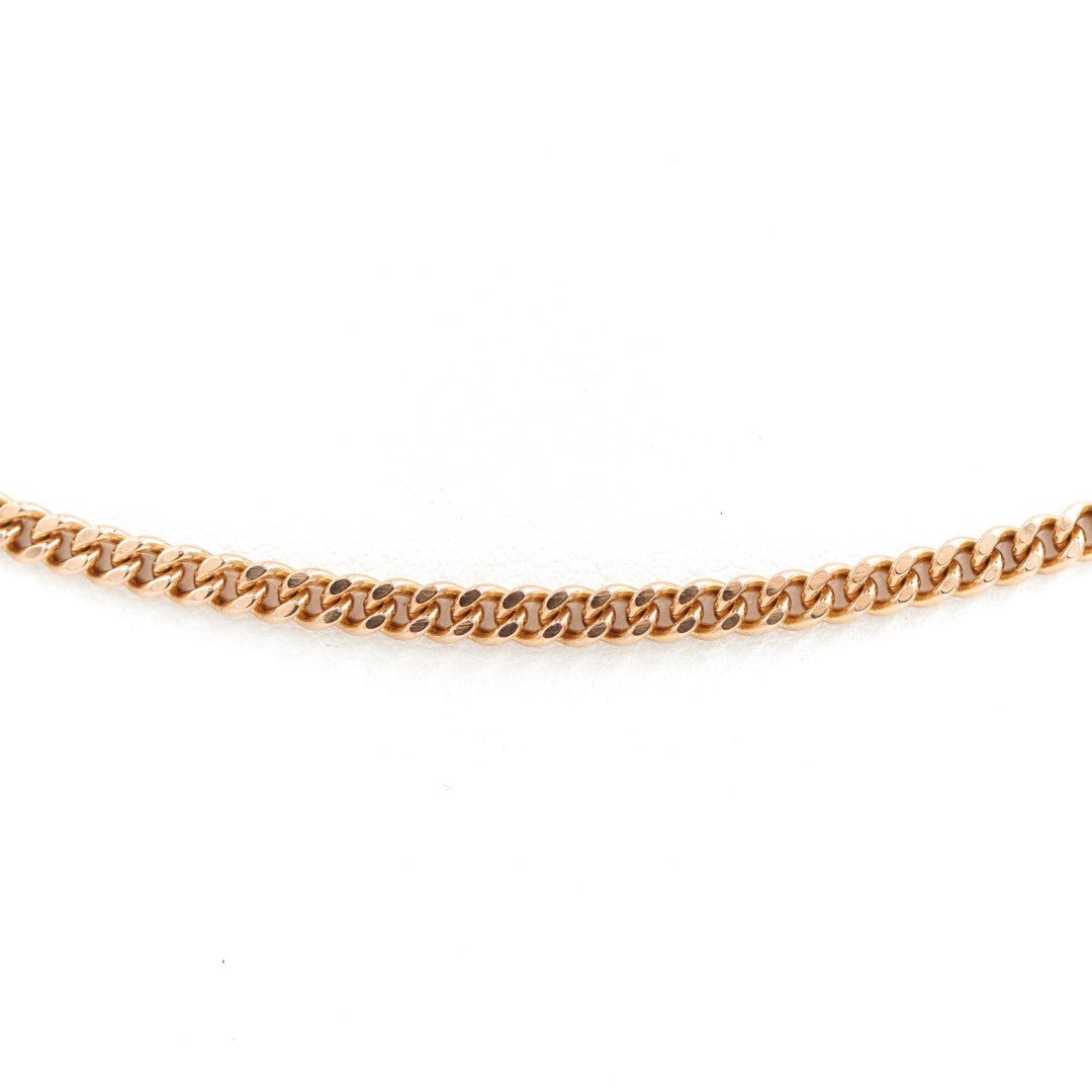 Collier Chaîne maille gourmette en or jaune - Castafiore