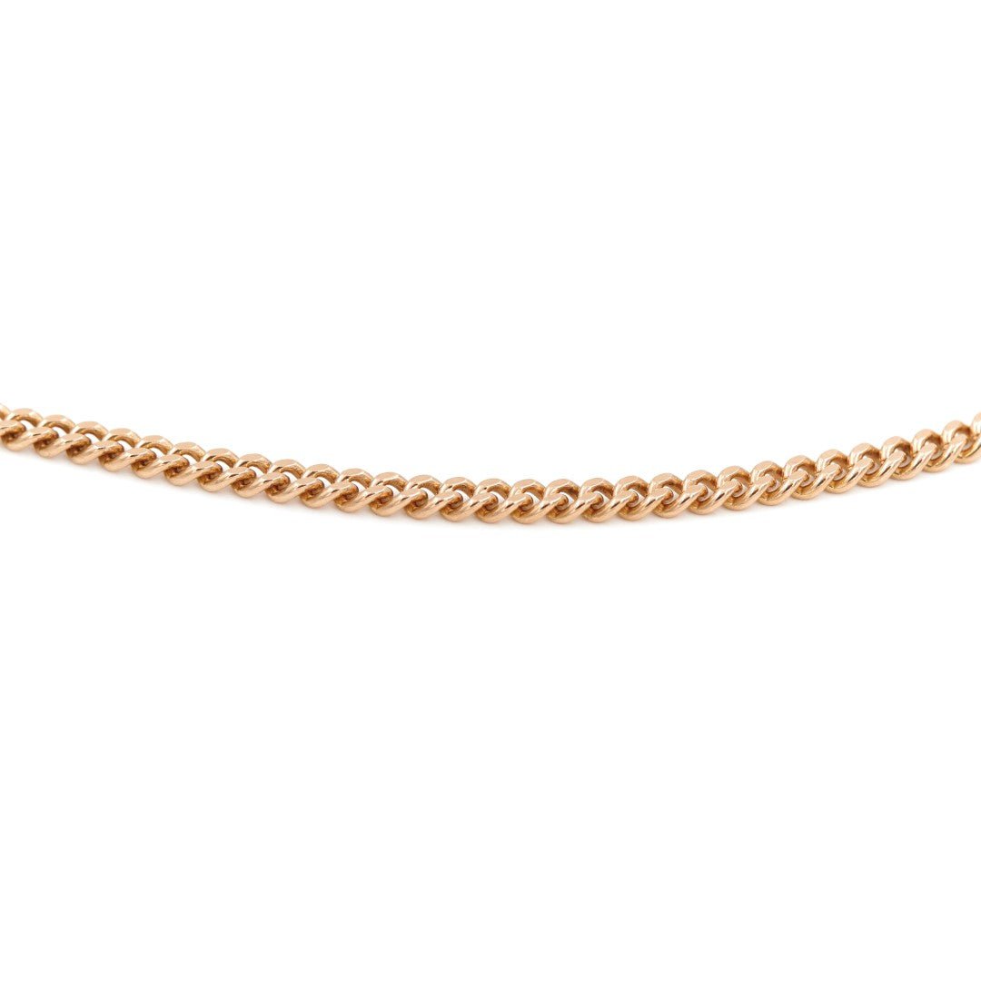 Collier Chaîne maille gourmette en or jaune - Castafiore