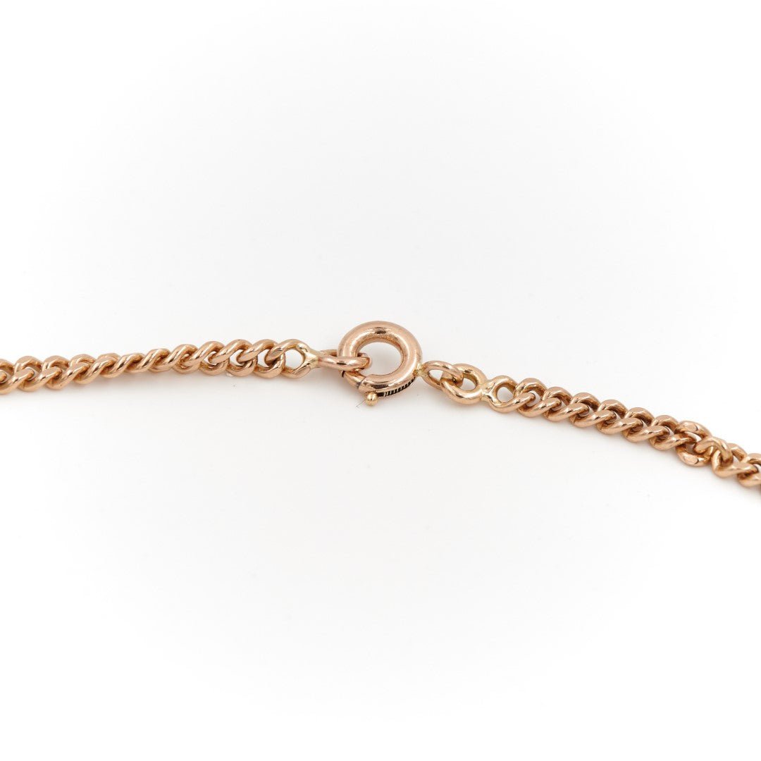 Collier Chaîne maille gourmette en or jaune - Castafiore