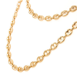 Collier Chaîne maille grain de café en or jaune - Castafiore